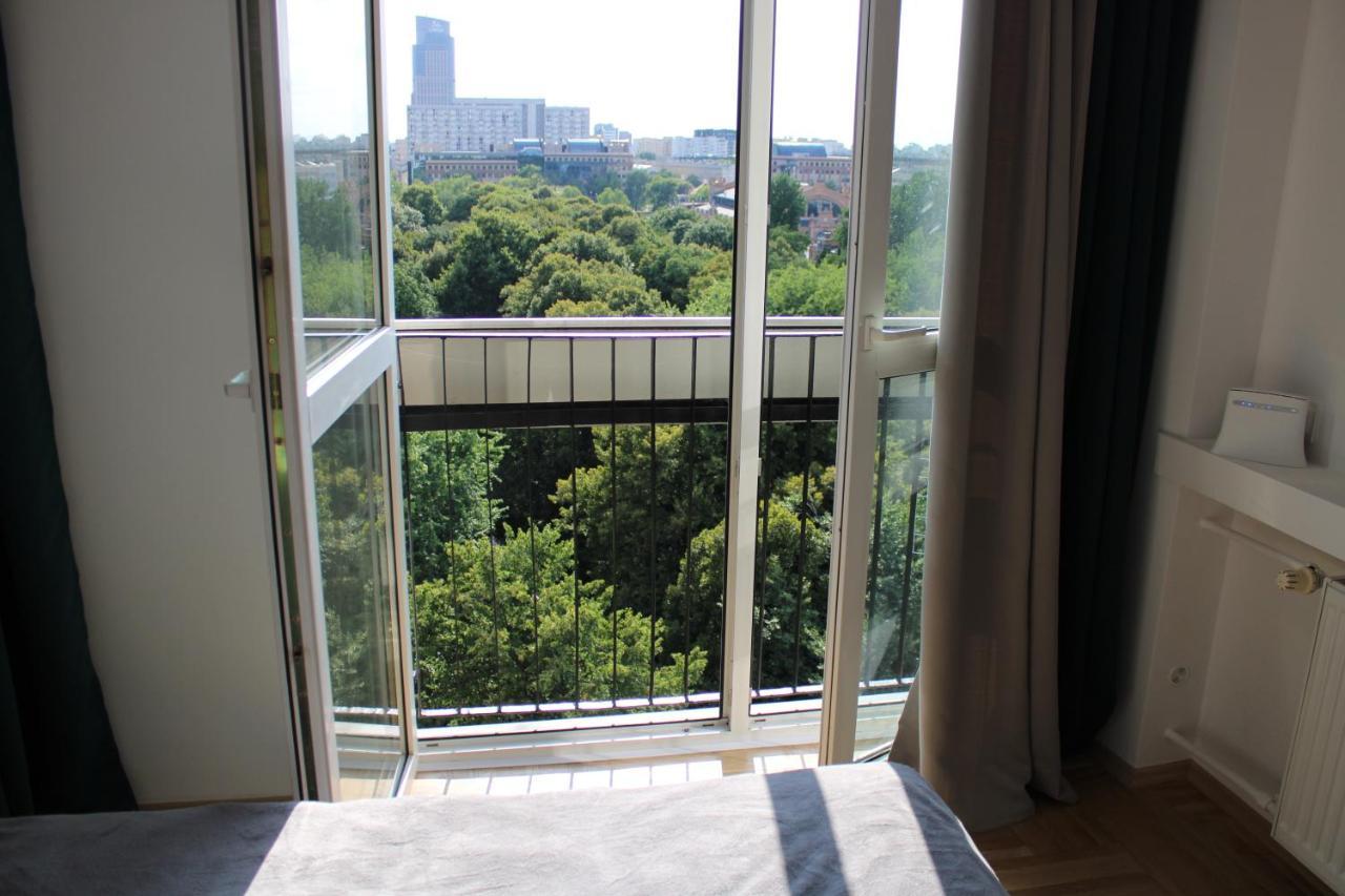 Strict Center Warsaw Comfortable Apartment, 10Th-Floor With Beautiful View On The Park And Skyscrapers, Free Wifi, Self Check-In/Out エクステリア 写真