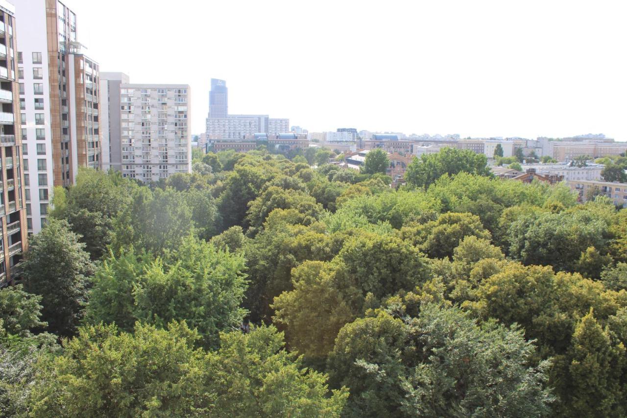 Strict Center Warsaw Comfortable Apartment, 10Th-Floor With Beautiful View On The Park And Skyscrapers, Free Wifi, Self Check-In/Out エクステリア 写真